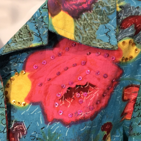 “Gaudy Couture” Fun & Flirty Jacket - Size Medium - $28 - Picture 2 of 14